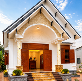 Mẫu Biệt Thự Vườn Mái Ngói 8.5x21m – Không Gian Sống Rộng Rãi, Gần Gũi Thiên Nhiên