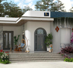 Nhà trệt hiện đại