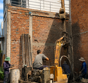 Thi Công Cọc Khoan Nhồi Cho Nhà Phố Tại Ninh Kiều, Cần Thơ