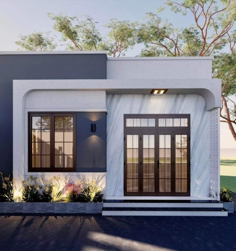 Mẫu nhà trệt 6x15m hiện đại – Chi phí 560 triệu, Công năng tiện nghi.