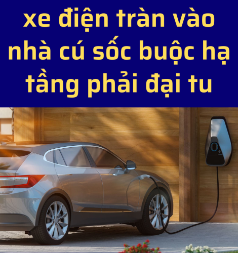 🚗⚡ Xe điện tràn vào nhà – “Cú sốc” buộc hạ tầng và thiết kế nhà ở phải đại tu!