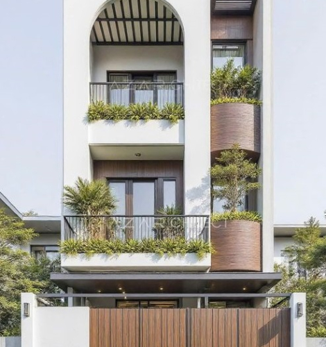 Mẫu nhà phố 3 tầng 5x14m –Chi phí 1.6 tỷ, Thiết kế sang trọng, công năng tối ưu