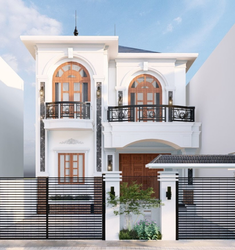 Biệt Thự Phố 2 Tầng Mái Nhật – Sang Trọng và Đẳng Cấp
